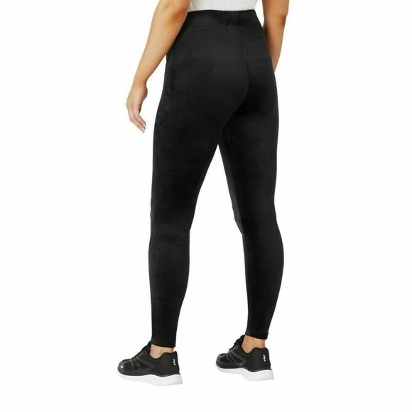 Fila Women's Super Soft Velour Leggings High Rise - Picture 2 of 8